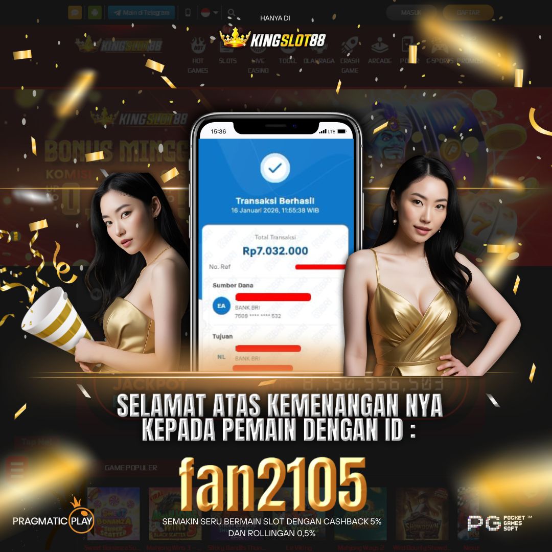 SELAMAT ATAS KEMENANGANNYA UNTUK ID :fan2105